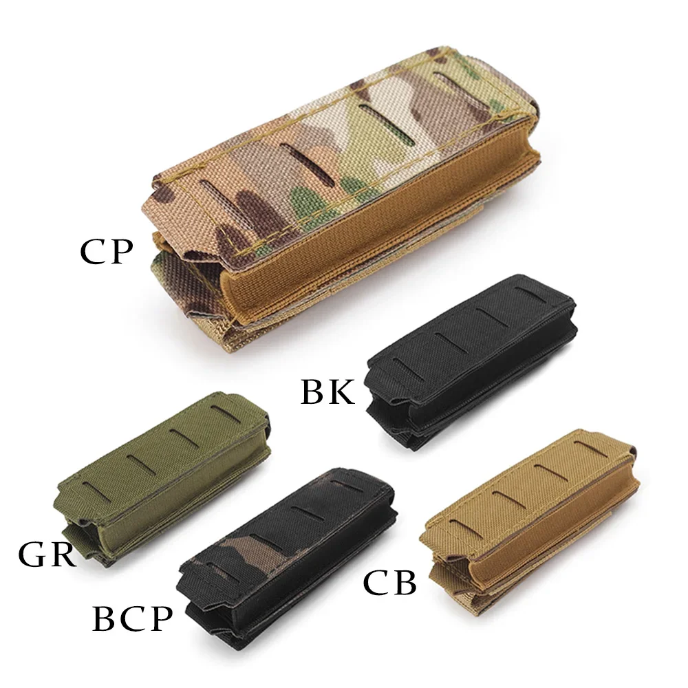Edc Carry Flashlight - Molle 9 ミリメートルマガジンポーチシングルマグホルスター屋外レーザーカット懐中電灯ホルダーナイフポケット狩猟アクセサリー EDC ウエストバッグ