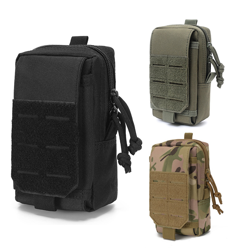 Edc Carry Pack - ポケット男性特別なベルト防水ランニング携帯電話バッグ Molle EDC サバイバルキット財布バックパック