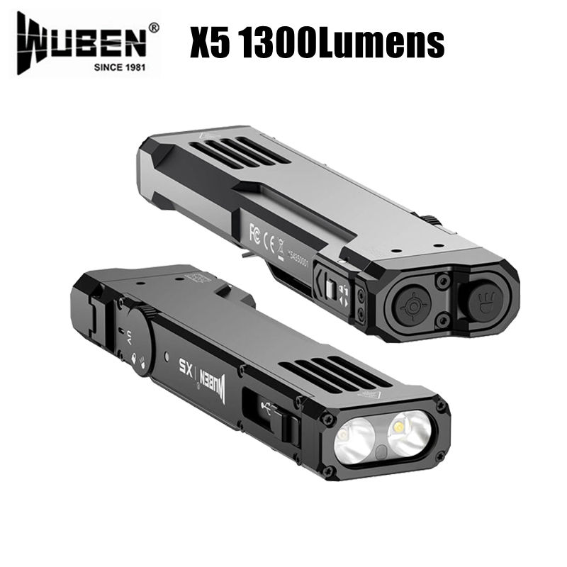 Edc Carry Flashlight - WUBEN X5 コンパクト EDC 懐中電灯 1300