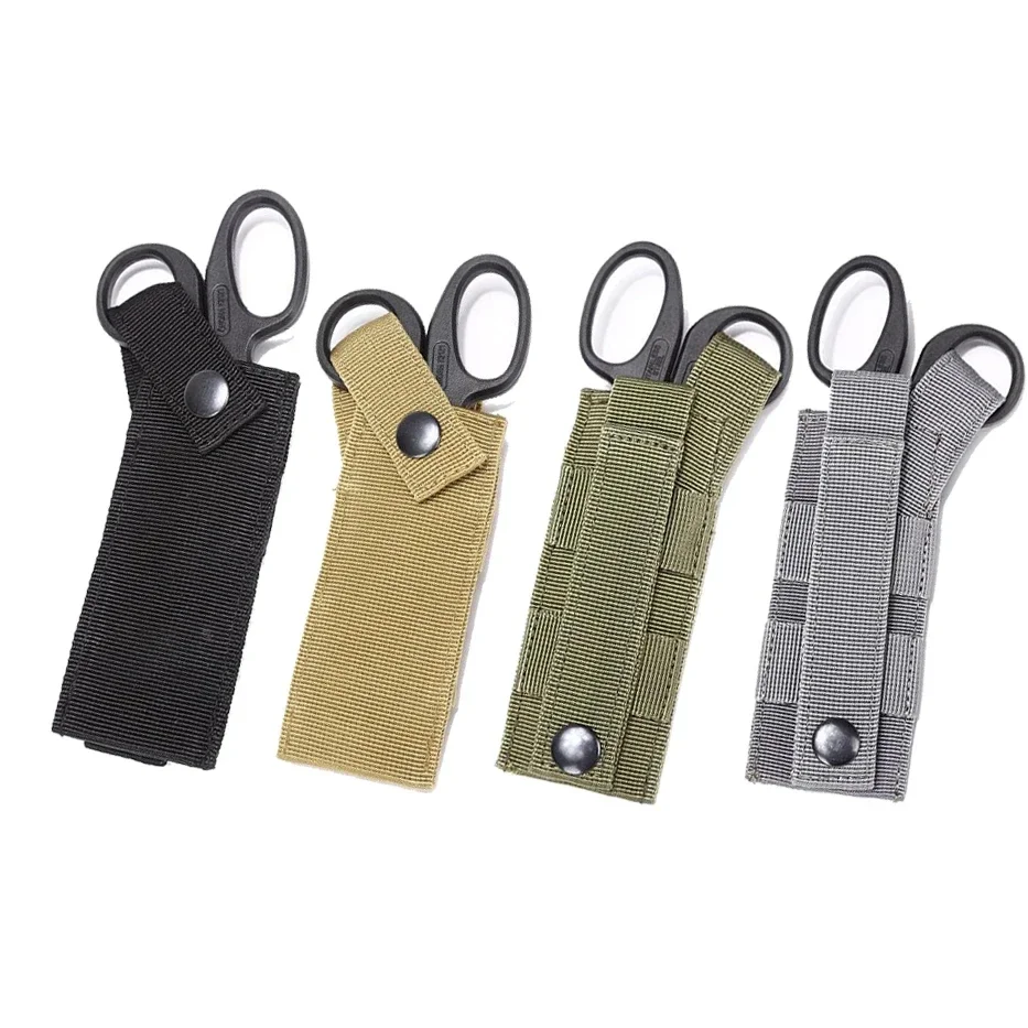 Edc Carry Flashlight - 戦術的なモール医療はさみポーチ懐中電灯ナイフホルスター救急救命士ホルダー屋外ハイキング狩猟アクセサリー EDC ツールウエストバッグ