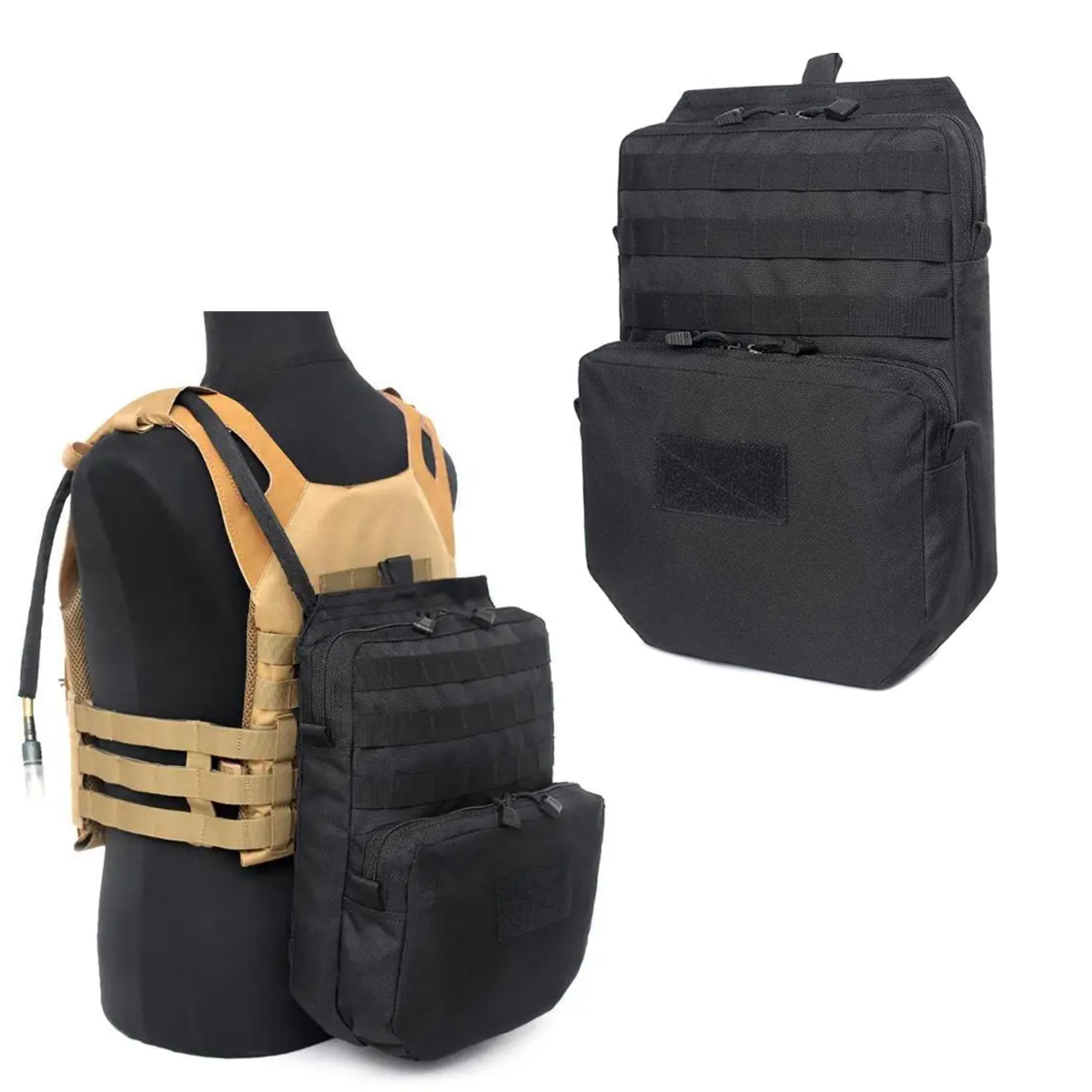Edc Carry Pack - モールナイロンバッグ,アウトドアキャンプ用バックパック,狩猟用具,ベスト,EDCアクセサリー,ハイキング,旅行,サバイバルバッグ