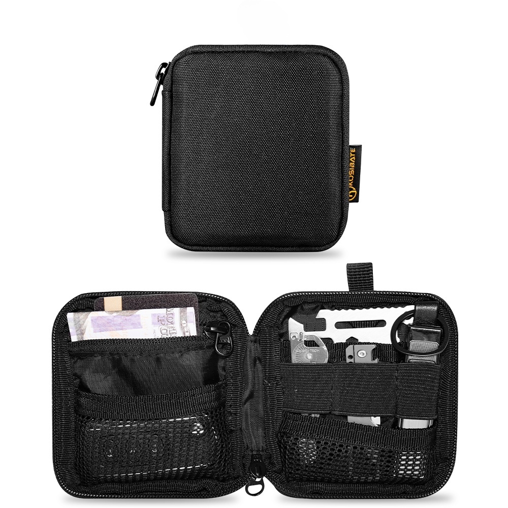 Edc Gear Every Day Carry - ミニEDCマルチツールポケットオーガナイザーポーチ - 小型日常持ち運び用ポーチ（ギア、工具、お金、カード、現金、コイン、カード用）