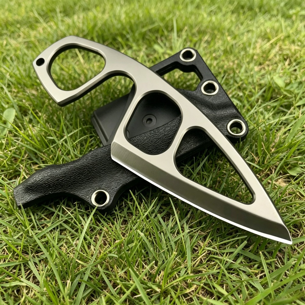 Edc Pocket Carry Fixed Blade - 高硬度ネックナイフ 440Cブレード キデックスシース付き ポータブルEDCツール デイリーキャリー ハンティング