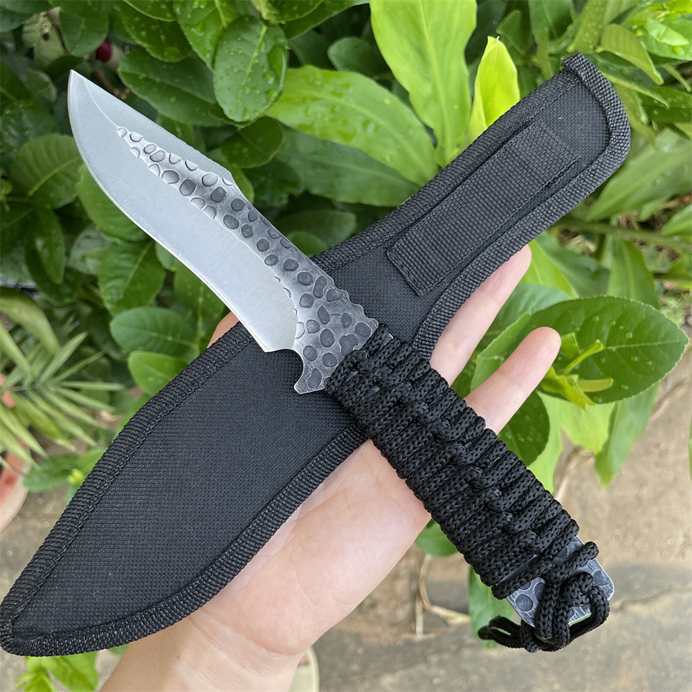 Edc Pocket Carry Fixed Blade - 鍛造8cr13movブレードポケットナイフアウトドアフィールドレスキューツールEDCキャンプサバイバルユーティリティツール日常携帯ナイフ