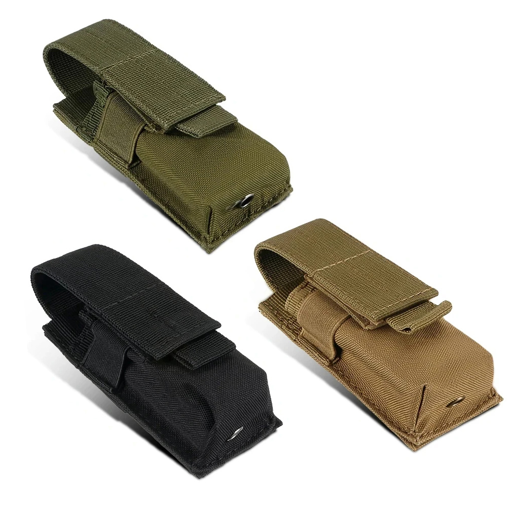 Edc Carry Flashlight - モジュラー MOLLE ウエストポーチ: 懐中電灯/9mm マグ/ナイフホルダー EDC