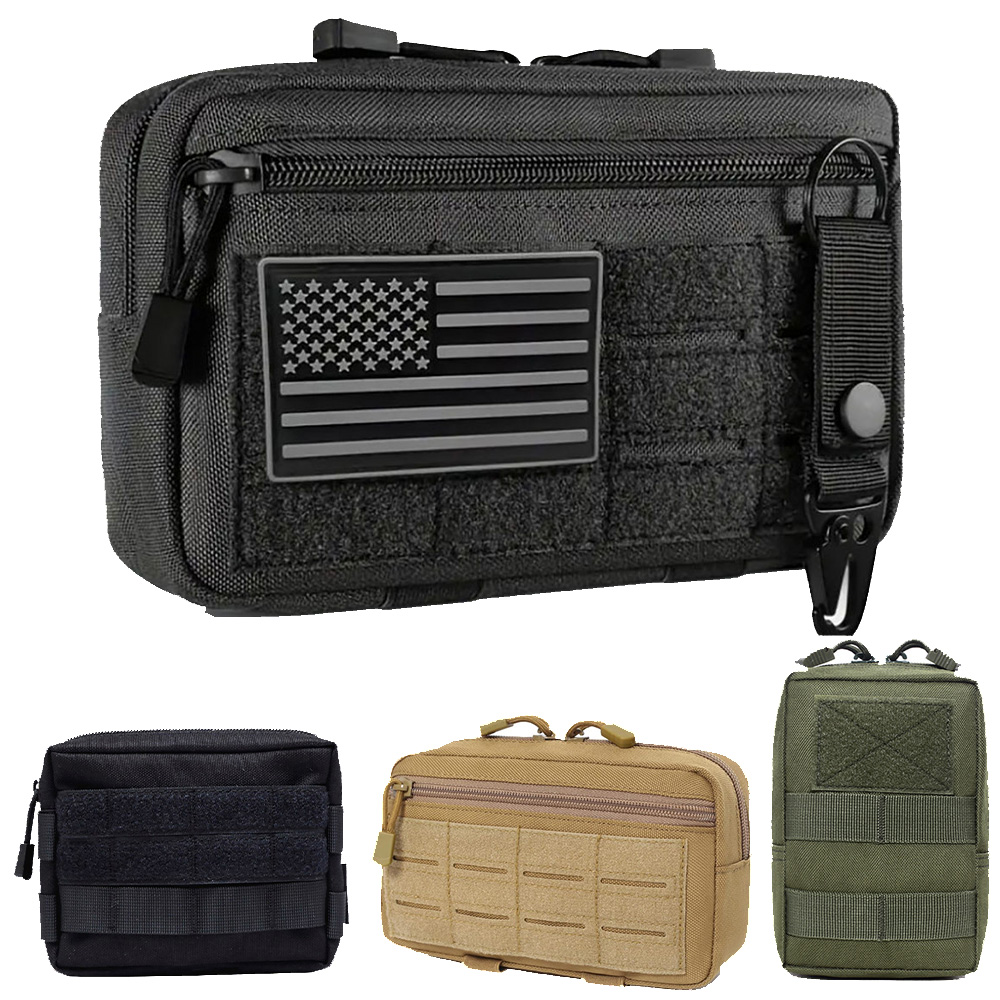 Appendix Carry Edc - MOLLE タクティカル EDC ウエストポーチ コンパクトユーティリティベルトバッグ 電話ホルダー