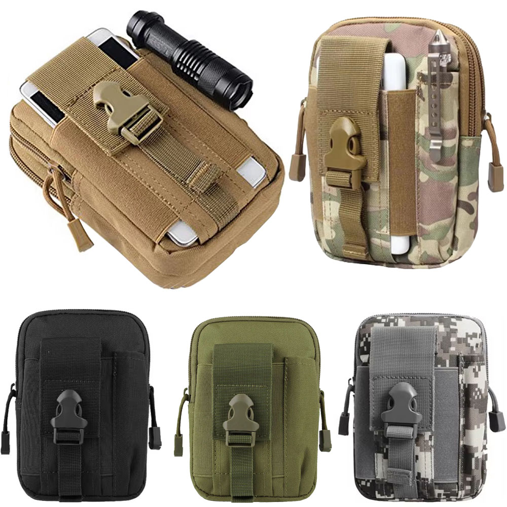 Edc Carry Pack - アウトドアギアツールガジェットポケットベルトバッグ戦術的なウエスト EDC パック多機能スポーツハイキング狩猟モール携帯電話ポーチ