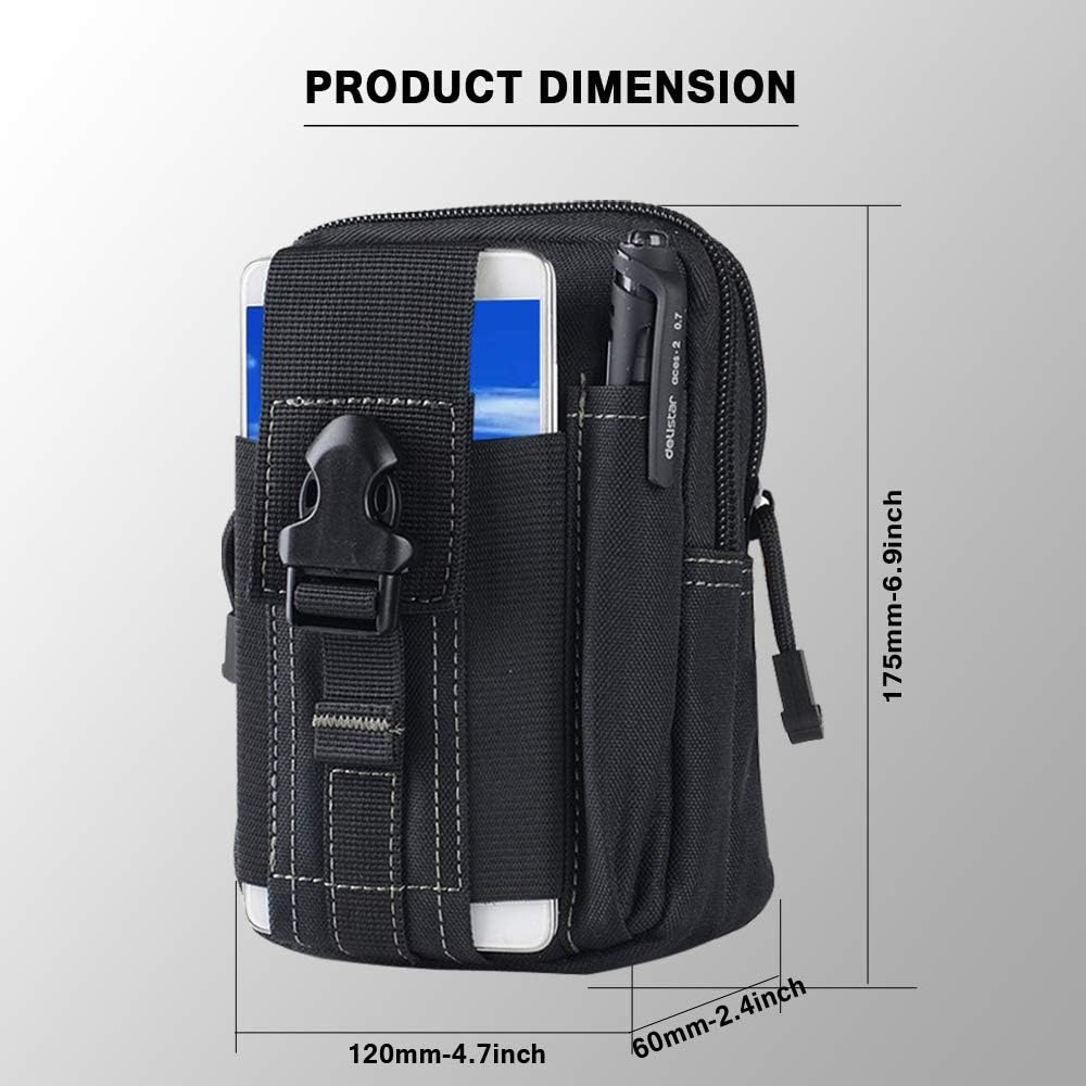 戦術的なモールベルトポーチ軍事ウエストバッグ EDC ツール - Edc Carry Belt のレビューと価格
