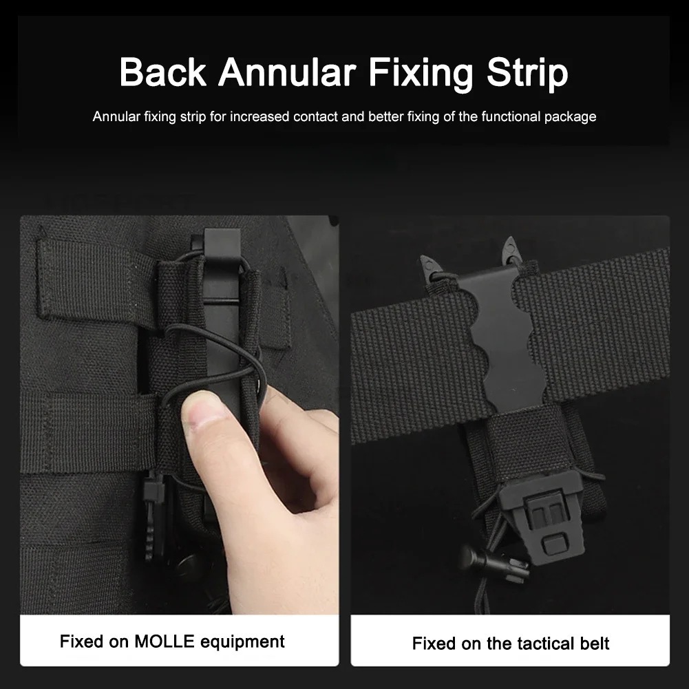 9 ミリメートルピストルシングルマガジンポーチ Molle  - Edc Carry Flashlight のレビューと価格