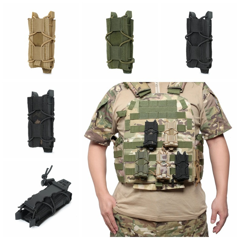9 ミリメートルピストルシングルマガジンポーチ Molle  - Edc Carry Flashlight のレビューと価格