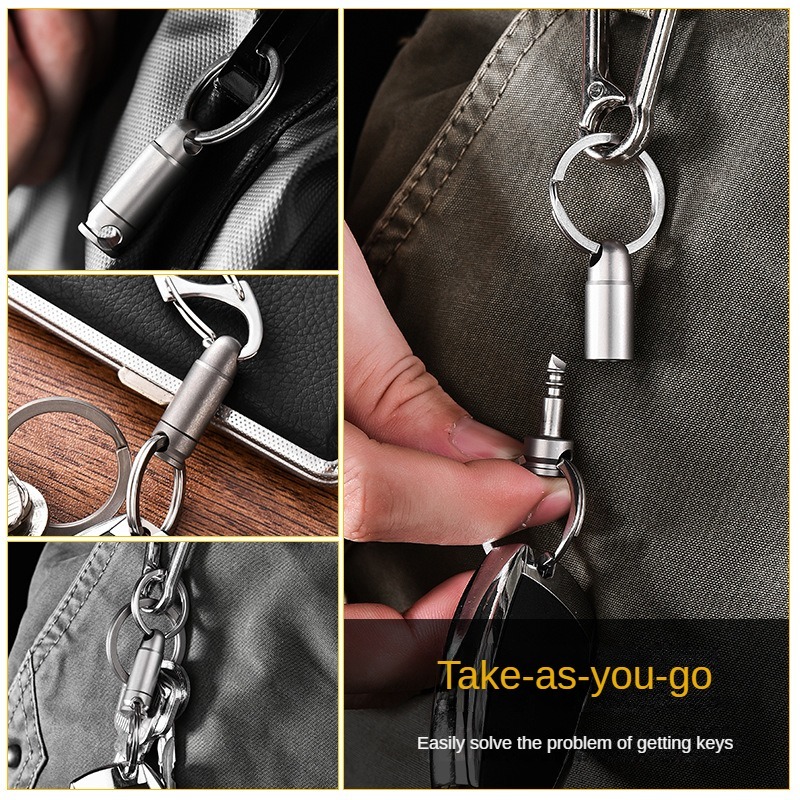 PioneerEDC チタンリリースキーホルダー クリエイテ - Edc Carry Pack のレビューと価格