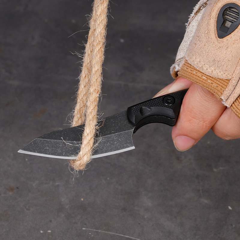 5CR15 ステンレス鋼小型固定刃ナイフ G10 ハンドル屋 - Edc Pocket Carry Fixed Blade のレビューと価格