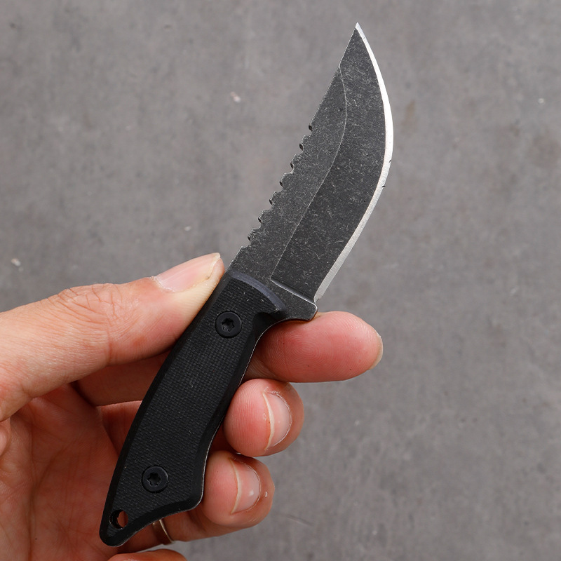5CR15 ステンレス鋼小型固定刃ナイフ G10 ハンドル屋 - Edc Pocket Carry Fixed Blade のレビューと価格