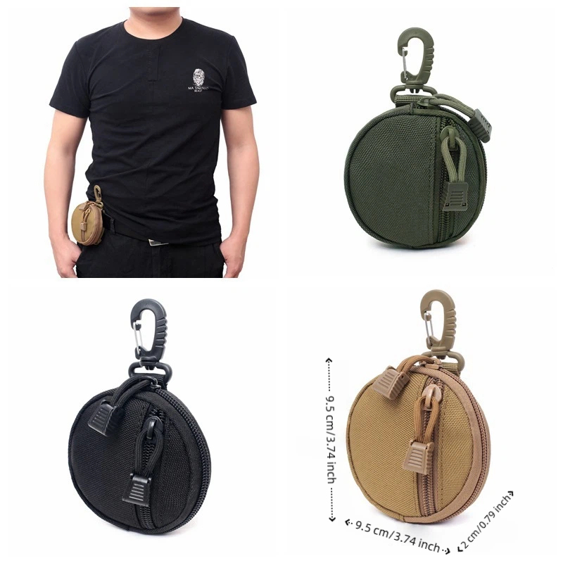 多機能アウトドアウエストバッグ、タクティカルナイロンミニキー - Edc Carry Pack のレビューと価格