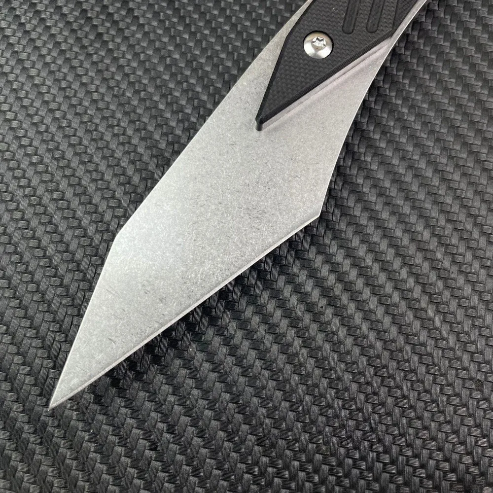 多機能アウトドア KiRi 固定刃ナイフ シース付き 8Cr - Edc Pocket Carry Fixed Blade のレビューと価格
