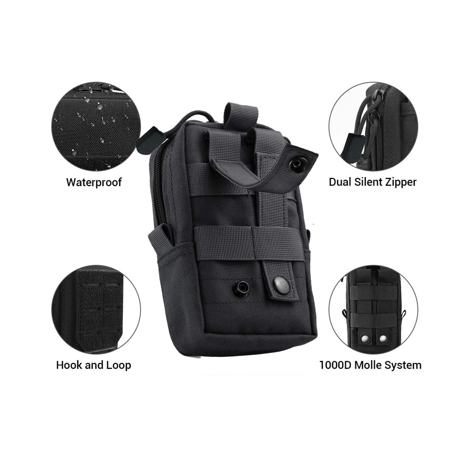 男性用タクティカルハイウエストバッグ,ツールポーチ,ユーティ - Edc Carry Pack のレビューと価格
