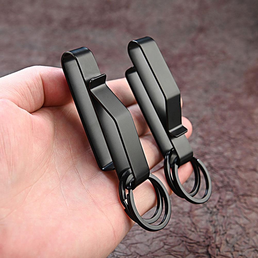 スチールベルトフックカラビナ車のキーホルダーベルトハンガーボ - Edc Carry Belt のレビューと価格