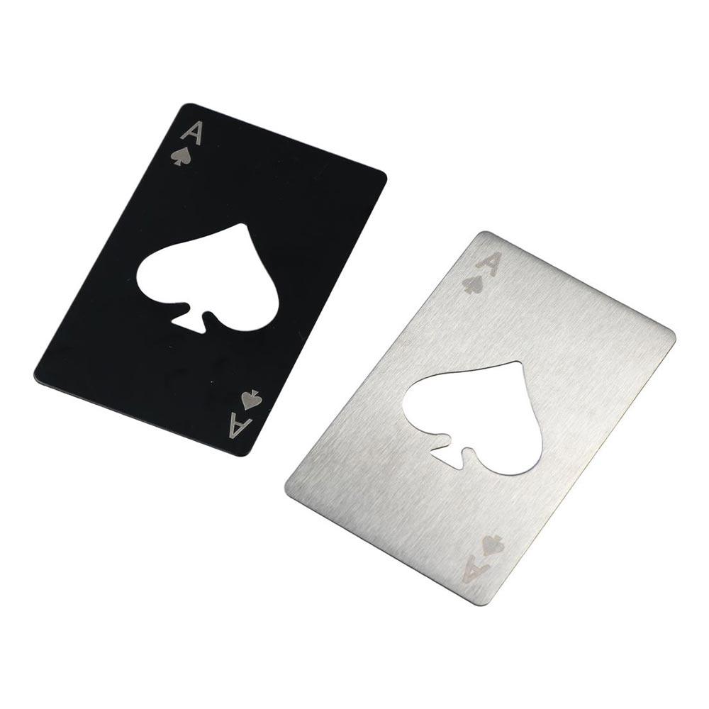 ステンレス製ボトルオープナー クレジットカードサイズ シルバ - Multitool Credit Card のレビューと価格