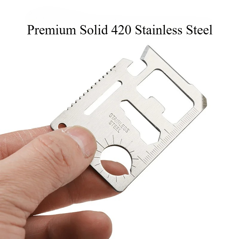 1Pc EDC クレジットカードナイフステンレス鋼多目的ビー - Multitool Credit Card のレビューと価格