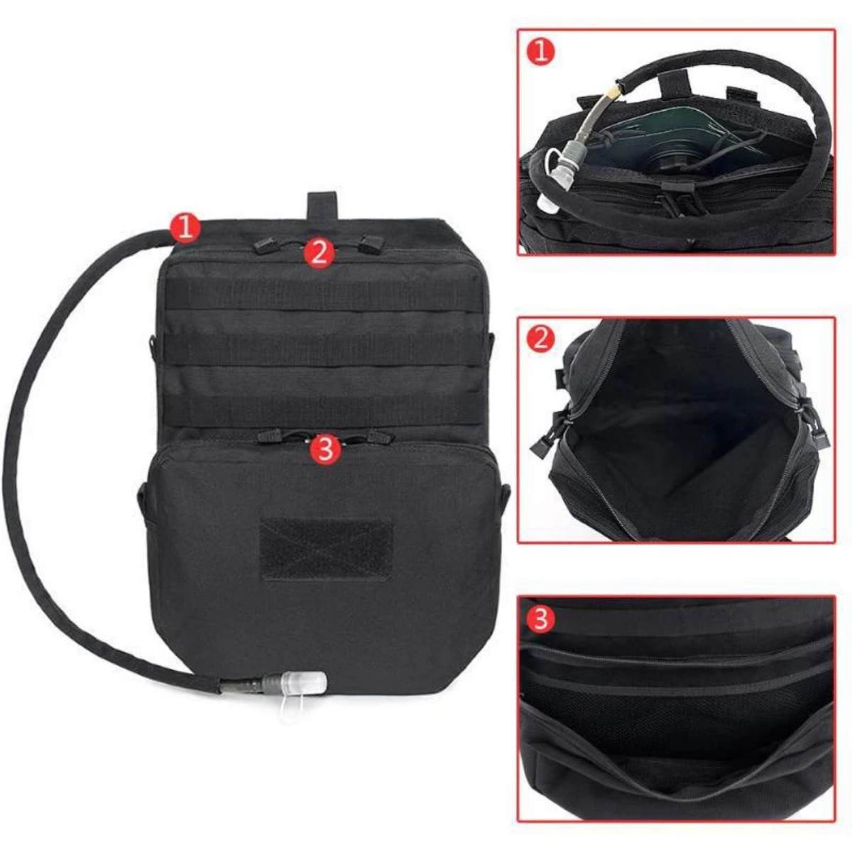 モールナイロンバッグ,アウトドアキャンプ用バックパック,狩猟 - Edc Carry Pack のレビューと価格