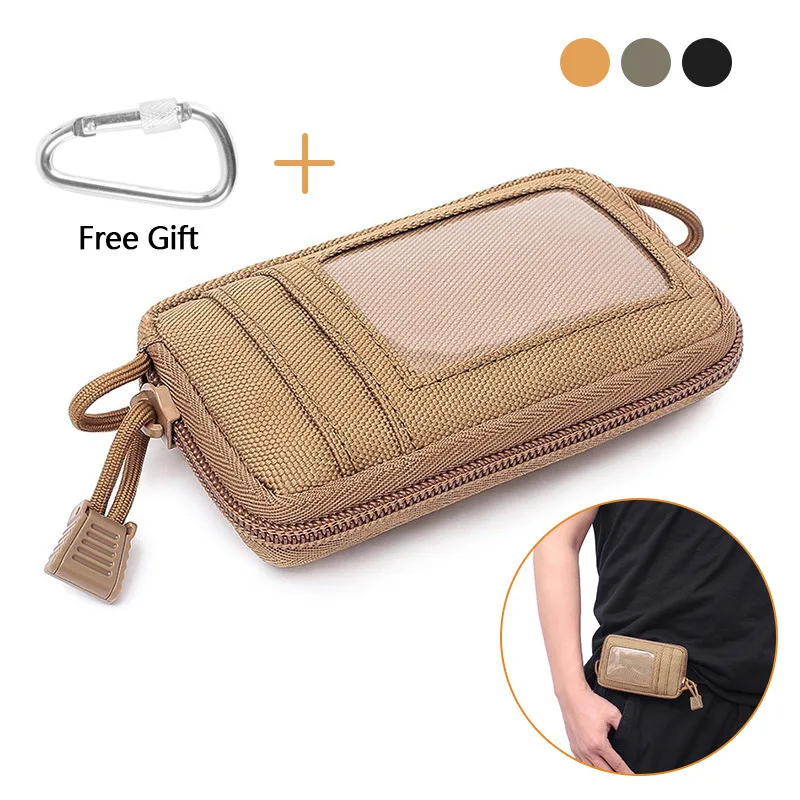 戦術的な EDC ポーチ屋外キー財布財布小銭入れカードスロッ - Edc Carry Pack のレビューと価格