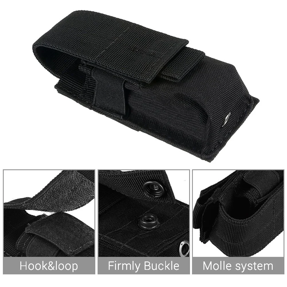 Molle 戦術 M5 懐中電灯ポーチ 9 ミリメートルシン - Edc Carry Flashlight のレビューと価格