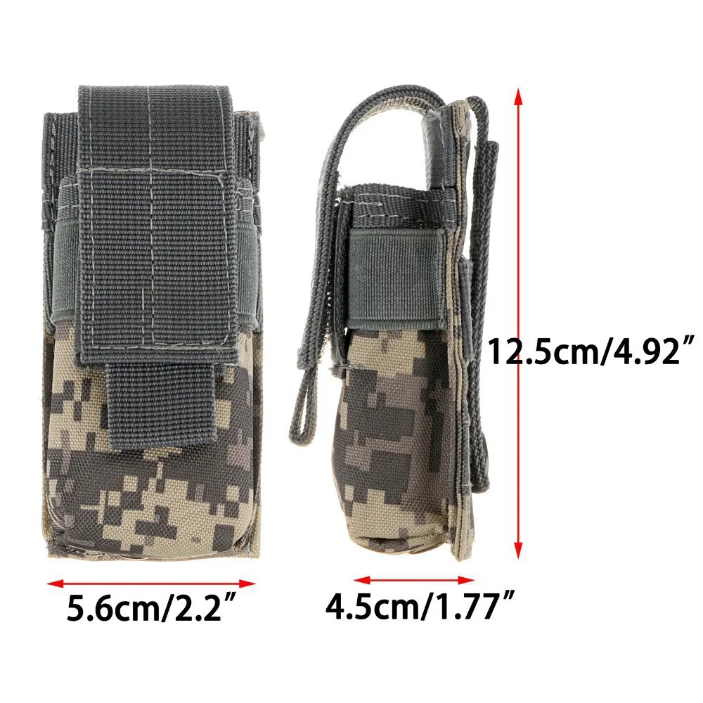Molle 戦術 M5 懐中電灯ポーチ 9 ミリメートルシン - Edc Carry Flashlight のレビューと価格