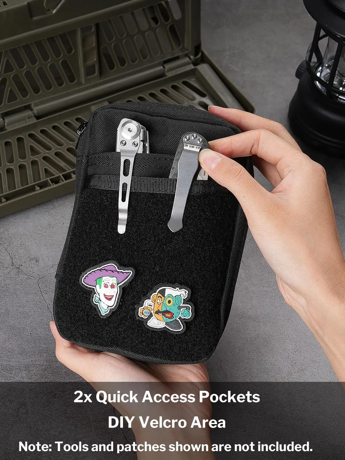 VIPERADE VE32 EDC ポーチ、パッチエリア付き - Appendix Carry Edc のレビューと価格