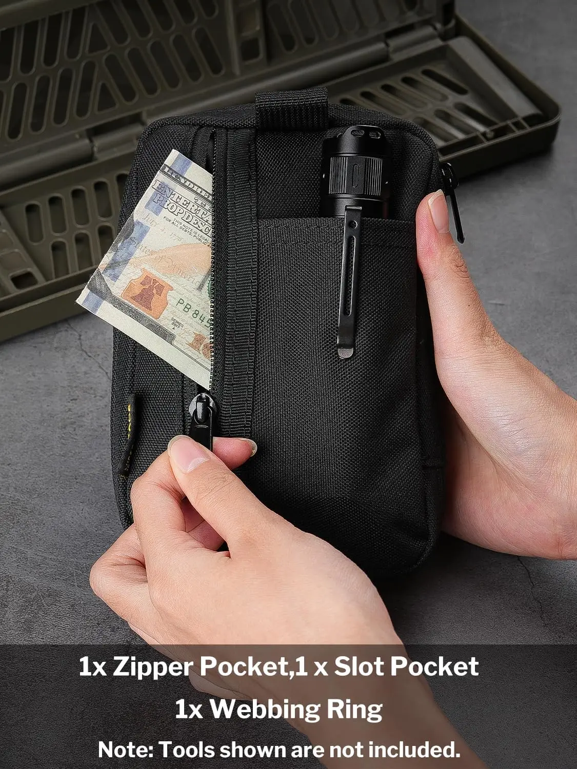 VIPERADE VE32 EDC ポーチ、パッチエリア付き - Appendix Carry Edc のレビューと価格