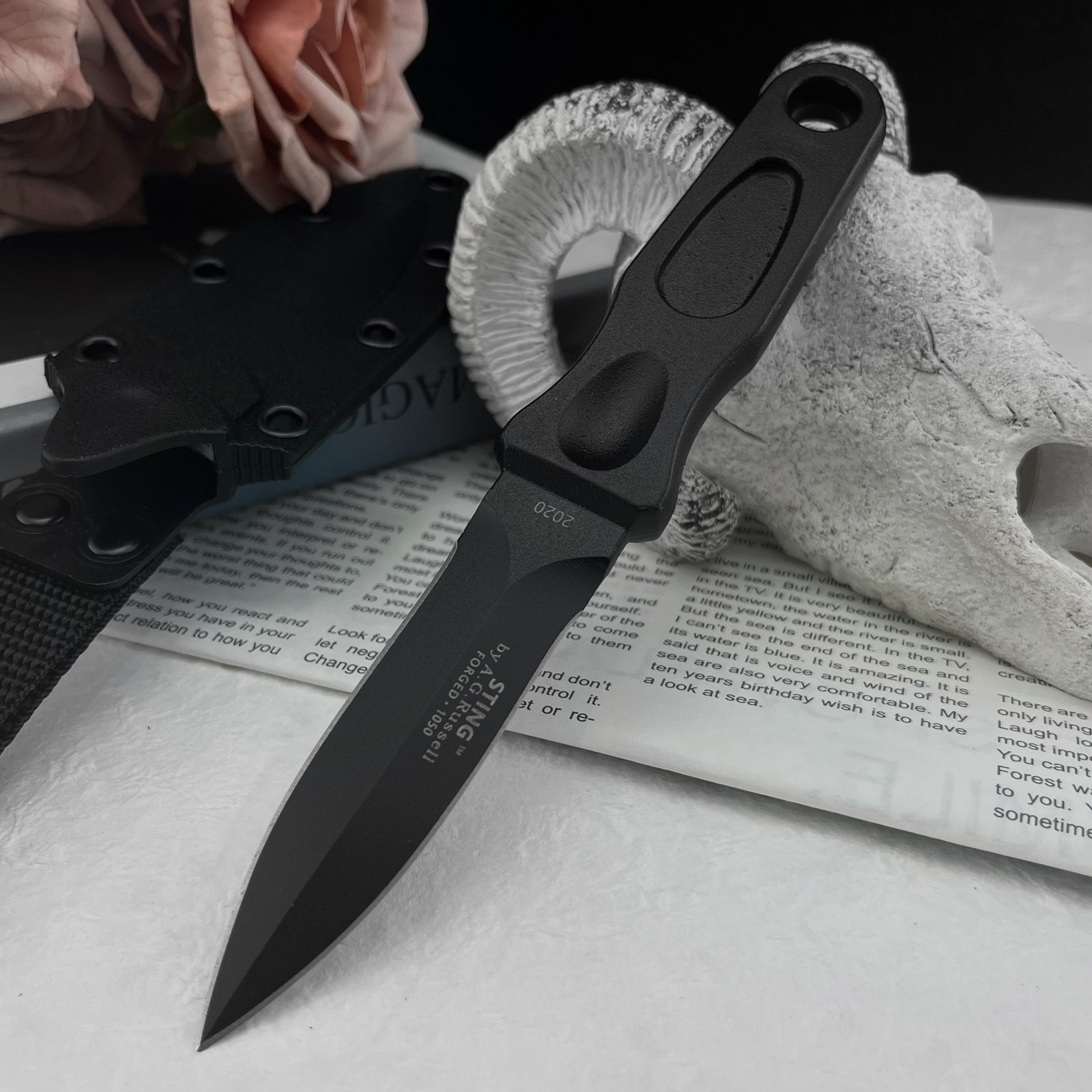 多機能固定刃ナイフ 8Cr13MoV鋼 アウトドアキャンプ用 - Edc Gear Every Day Carry のレビューと価格