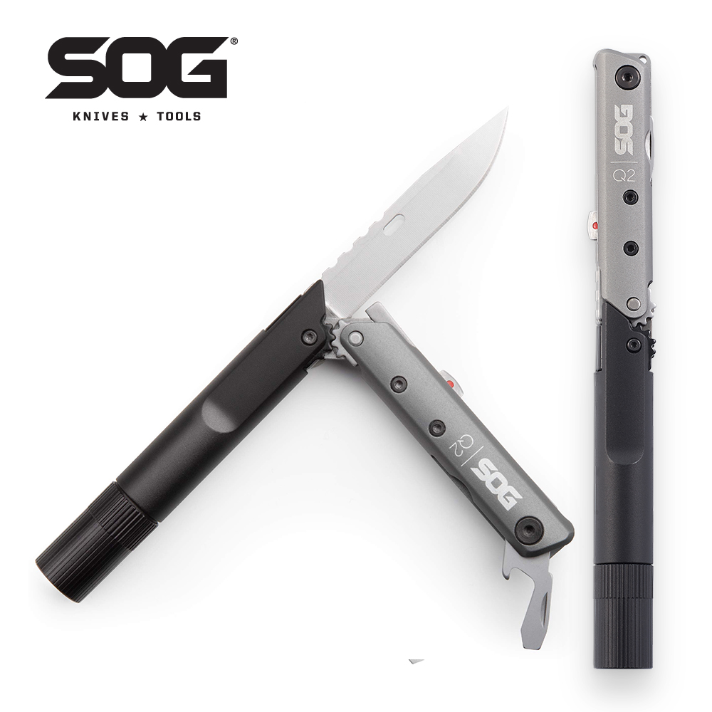 SOG BATON Q2 4 in 1 マルチツールペン小型 - Edc Carry Flashlight のレビューと価格