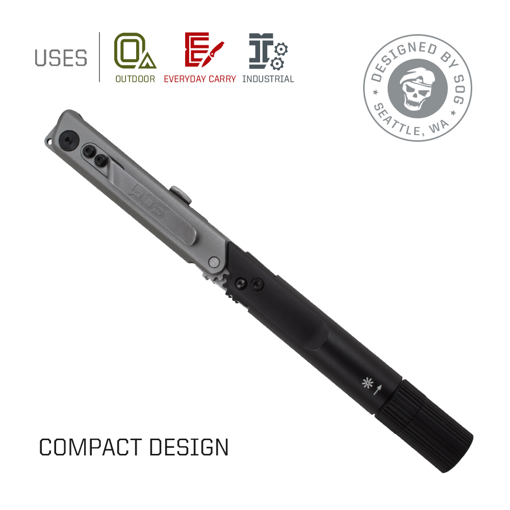 SOG BATON Q2 4 in 1 マルチツールペン小型 - Edc Carry Flashlight のレビューと価格