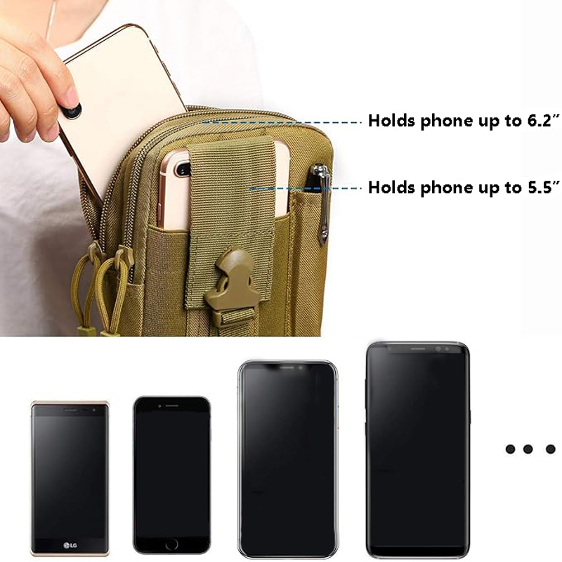 ユニバーサル EDC 戦術モールポーチウエストバッグ携帯電話 - Edc Carry Pack のレビューと価格